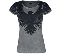 Black Premium by EMP Donna T-Shirt Dare To Be Different Grigio M