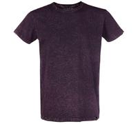 Black Premium by EMP Uomo T-Shirt Basic Rosso Scuro con Lavaggio Individuale XXL