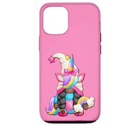 Black Pride Unicorn For Afro American Women Melanin Gnome Custodia per iPhone 12/12 Pro