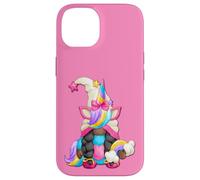 Black Pride Unicorn For Afro American Women Melanin Gnome Custodia per iPhone 14
