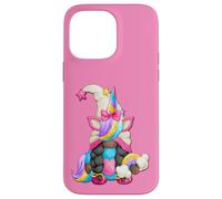 Black Pride Unicorn For Afro American Women Melanin Gnome Custodia per iPhone 14 Pro Max