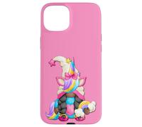 Black Pride Unicorn For Afro American Women Melanin Gnome Custodia per iPhone 15 Plus
