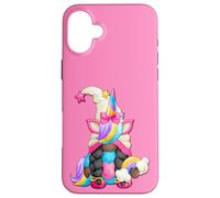 Black Pride Unicorn For Afro American Women Melanin Gnome Custodia per iPhone 16 Plus