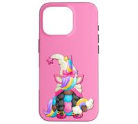 Black Pride Unicorn For Afro American Women Melanin Gnome Custodia per iPhone 16 Pro