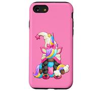 Black Pride Unicorn For Afro American Women Melanin Gnome Custodia per iPhone SE (2020) / 7/8