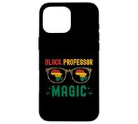 Black Professor Magic | Professore di ruolo nero | Melanated Custodia per iPhone 16 Pro Max