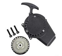 Black Pull Recoil Starter Assembly per 43cc Bike Scooter Lawn Mower Water Replacement Part 47cc 49cc Motori Compatibile con ATV Mini Dirt