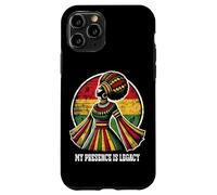 Black Queen Afro Woman La mia presenza è un'eredità Melanin Pride Custodia per iPhone 11 Pro