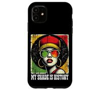 Black Queen Afro Woman My Shade Is History Melanin Pride Custodia per iPhone 11