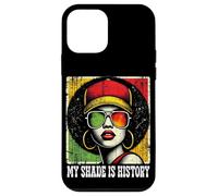 Black Queen Afro Woman My Shade Is History Melanin Pride Custodia per iPhone 12 mini