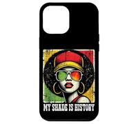 Black Queen Afro Woman My Shade Is History Melanin Pride Custodia per iPhone 12 Pro Max