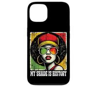 Black Queen Afro Woman My Shade Is History Melanin Pride Custodia per iPhone 13