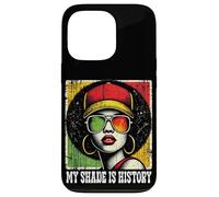 Black Queen Afro Woman My Shade Is History Melanin Pride Custodia per iPhone 13 Pro
