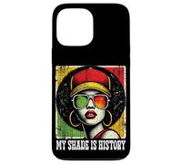 Black Queen Afro Woman My Shade Is History Melanin Pride Custodia per iPhone 13 Pro Max