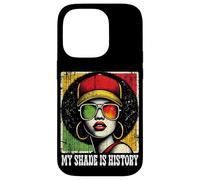 Black Queen Afro Woman My Shade Is History Melanin Pride Custodia per iPhone 14 Pro