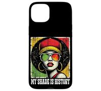 Black Queen Afro Woman My Shade Is History Melanin Pride Custodia per iPhone 15 Plus