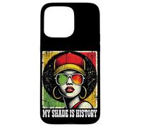 Black Queen Afro Woman My Shade Is History Melanin Pride Custodia per iPhone 15 Pro Max