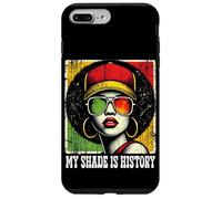 Black Queen Afro Woman My Shade Is History Melanin Pride Custodia per iPhone 7 Plus/8 Plus