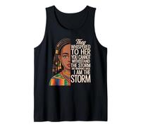 Black Queen I Am The Storm Empowerment Patrimonio Africano Canotta