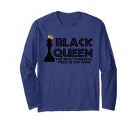 Black Queen Il Pezzo più Potente del Gioco Maglia a Manica