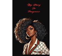 Black Queen Journal Notebook for Self Care, Writing Thoughts, Blank Lined Pages, 6x9, Wide Ruled Pages