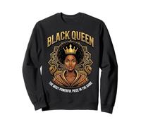 Black Queen The Most Powerful Piece in The Game Felpa