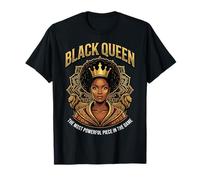 Black Queen The Most Powerful Piece in The Game Maglietta