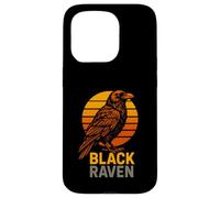 Black Raven Night Raven Dark Academia da donna Custodia per iPhone 15 Pro