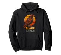 Black Raven Night Raven Dark Academia da donna Felpa con Cappuccio