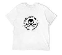 Black-Rebel Motorcycle Club Band Shirt Tshirt Men's White L