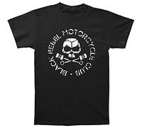 Black Rebel Motorcycle Club Skull & Pistons T-Shirt Graphic Tee Printed Top Mens Black Shirt XL