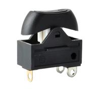 Black Red Electrical Hair Dryer Button Switch On Off Electric Hot Water Bottle Heater Rocker Switch 3 Gear Toggle Type(5AC206688-BK)