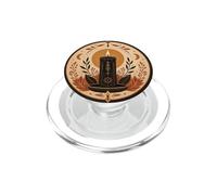 Black Ritual - Candela mistica runa pagana, magia celestiale PopSockets PopGrip per MagSafe