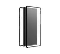 BLACK ROCK 360° Glass Custodia per Samsung Galaxy S22 Ultra 5G, Nero