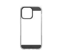 BLACK ROCK Air Robust Custodia per Apple iPhone 14 Pro Max, Nero/Trasparente