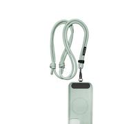 Black Rock Collana per cellulare universale (cinturino per cellulare, cordino, regolabile, con moschettone in metallo), salvia