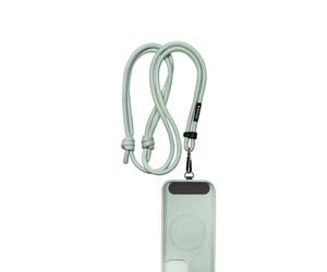 Black Rock Collana per cellulare universale (cinturino per cellulare, cordino, regolabile, con moschettone in metallo), salvia