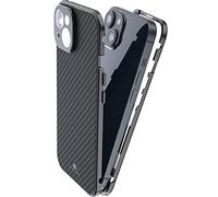 Black Rock Cover in vetro a 360° per Apple iPhone 14 Carbon