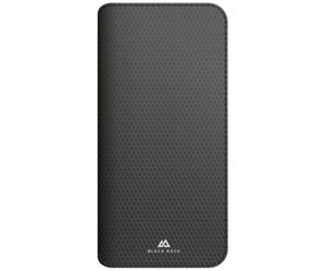Black Rock Cover per Samsung Galaxy S24, portafoglio sottile [custodia protettiva con custodia per carte di immagazzinaggio] - nero