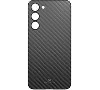 Black Rock - Custodia sottile in carbonio, adatta per Samsung Galaxy S23 Plus 5G, ultra sottile, in fibra di carbonio (Flex Carbon Nero)
