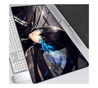 Black Rock Shooter Tappetino Mouse Gaming, Grande Anime Mouse Pad XXL 900x400mm Confortevole, Lavabile, 3mm Antiscivolo Tappetino Scrivania Supporto per Ufficio Computer, Adatto per computer e PC, F
