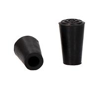 Black rubber outer cap with a diameter of 16 mm