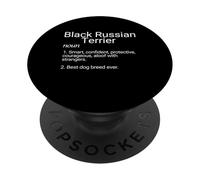Black Russian Terrier Dog Breed Definition Russia Terriers PopSockets PopGrip Adesivo