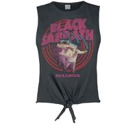 Black Sabbath Amplified Collection - Paranoid Donna Top Carbone 100% Cotone Taglia Extra