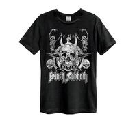 Black Sabbath Amplified Dancing Skulls autorizzato Uomo maglietta