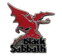 Rock Off officially licensed products Black Sabbath Band Logo And Daemon Pin Badge