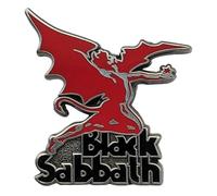 Rock Off officially licensed products Black Sabbath Band Logo And Daemon Pin Badge