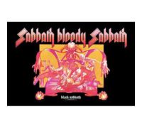 Black Sabbath Bandiera in Tessuto Sabbath Bloody Sabbath 105 x 66 cm