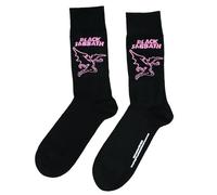Black Sabbath Calzini da uomo Master of the Universe (US Taglia 8-12) Nero