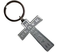 Black Sabbath Cross Band Logo Portachiavi Keychain Size One Size